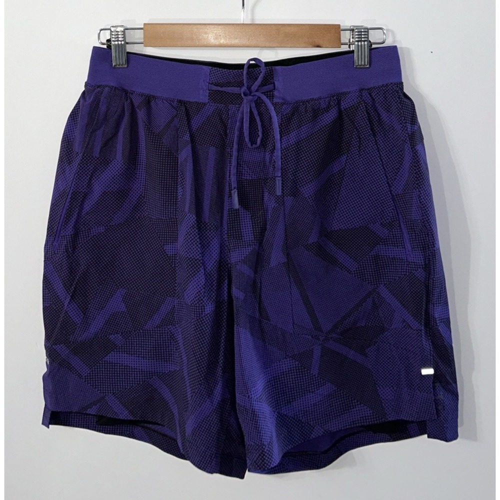 LULULEMON LTT Short 7" Lined LM7AUJS  Purple EC‎ Sz Medium